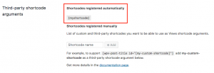 List Of Automatically Registered Third-Party Shortcodes