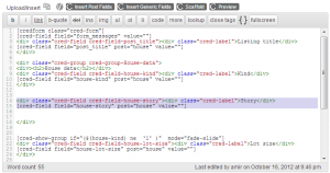 Select what to make conditional