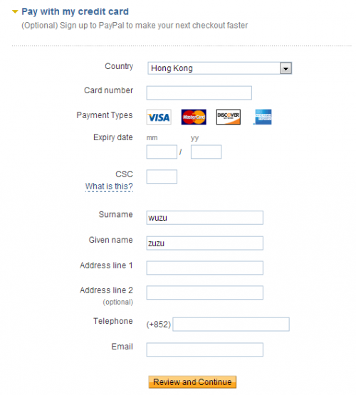 Client goes to payment process to pay