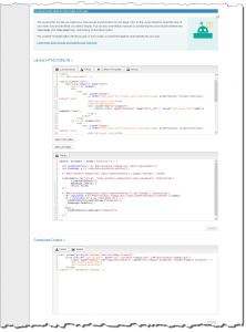 Views 1.3 Output section