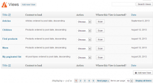 Pages de liste Views plus agréables