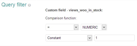 Query filter - calculated fields