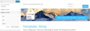 Header built with widgets—Example 2.