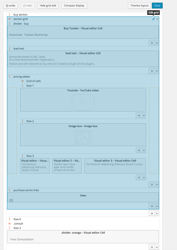 Layouts Active Element Highlight Overlay