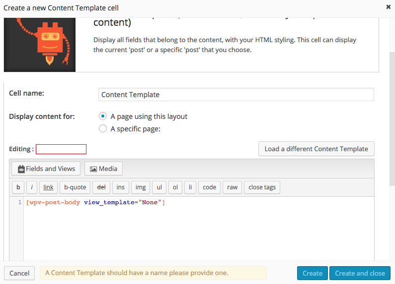 Layouts Content Template Cell Interaction Improvements