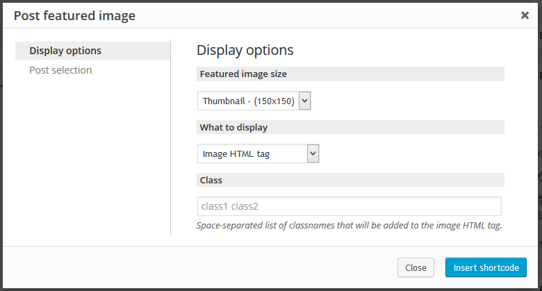Insert Shortcodes Using a User Interface