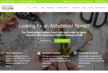 she-is-my-florist she is my florist site built with Toolset