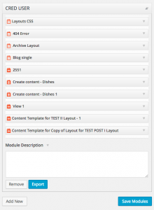 Layouts - Module Manager Example
