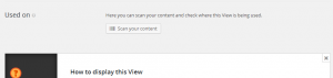 Views 1.11 - Content Scan Button