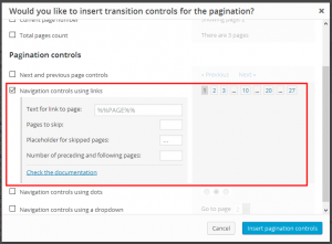 Views 1.11 Pagination Control Options
