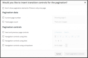 Views 1.11 - Pagination Control Options