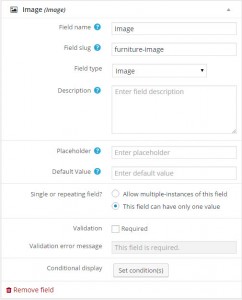 Editing a field with Types 1.9