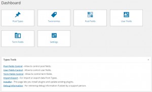 New Types Dashboard