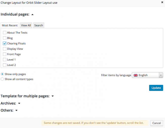 Improved feedback whether changes are not saved using the assignment dialog