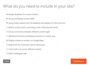 Choose what you want to build with Toolset