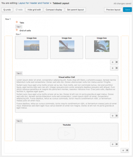 Building a tabs cell