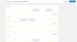 Simplified layout editor for The Content