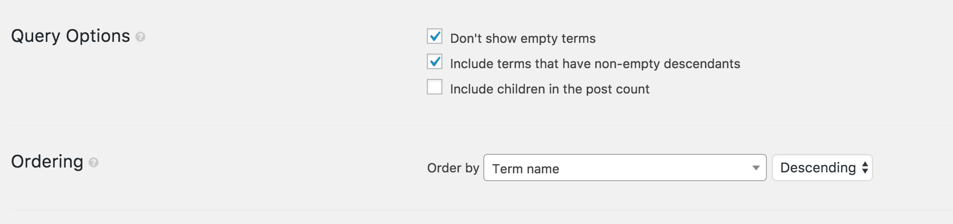 Custom Taxonomy Display Terms In Specific Order Toolset