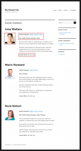 Custom post archive page using the same template part