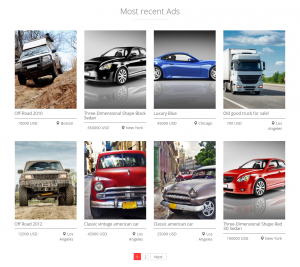 Posts arranged in a grid using Toolset
