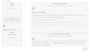 Child Layout Single post Backend