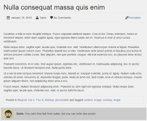 Content Template Cell Frontend