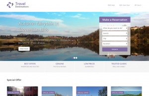 Listing site – Travel Destinations