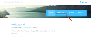Toolset Starter theme with added menu item descriptions