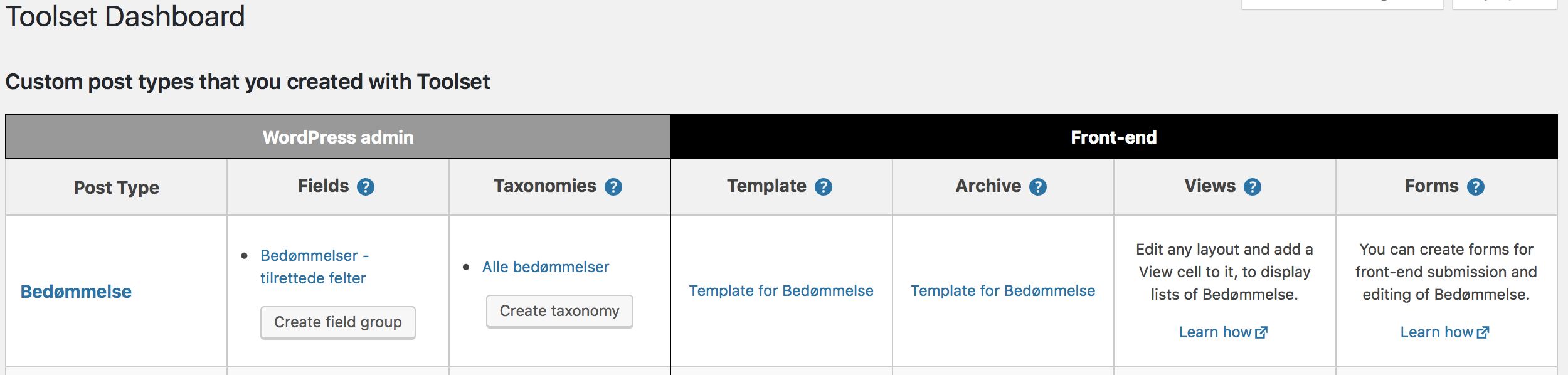 Front End Template And Archive Are The Same Toolset Screen Shot 2017 05 28 At 16 09 01 Png