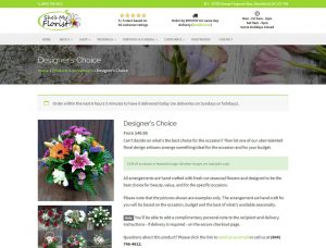 The design for single pages