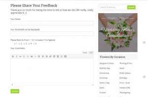 Testimonials Submission Form