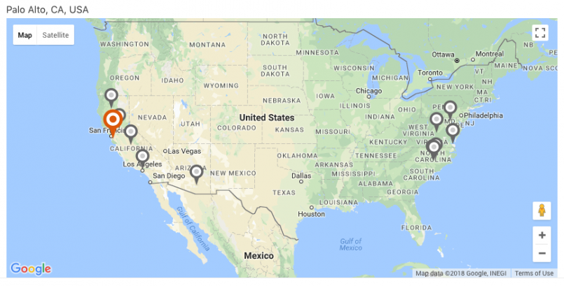 Displaying all posts on one map and highlighting the current post