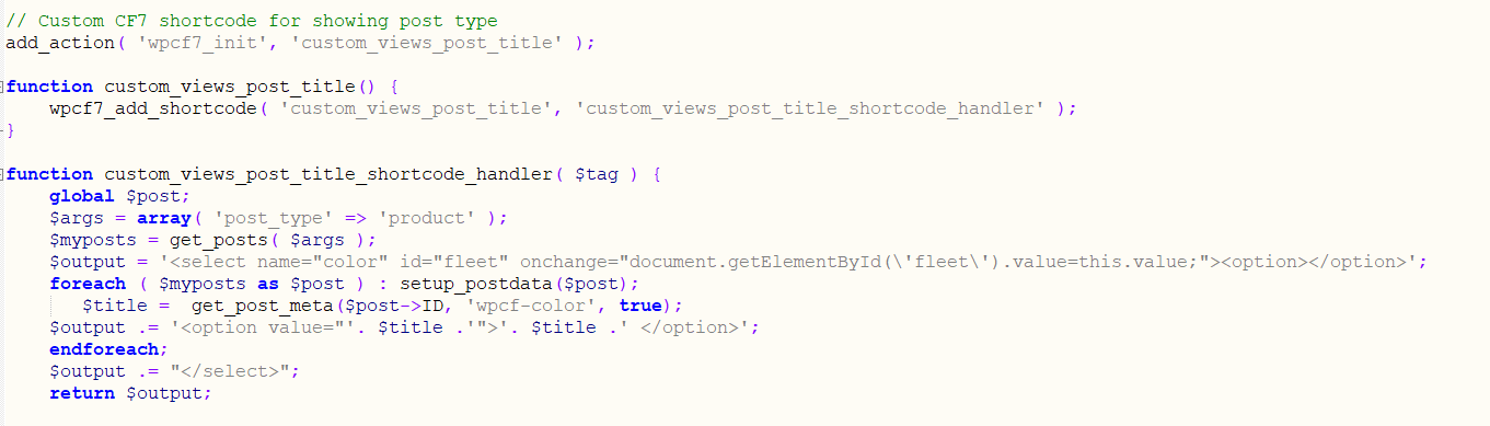 Wordpress Contact Form 7に下層ページ一覧をチェックボックスとして動的に追加 Qiita