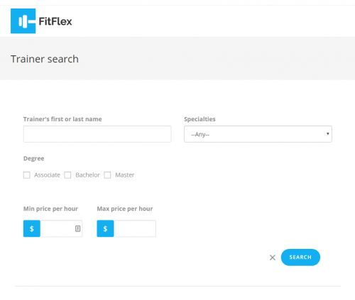 Custom search for easy content finding