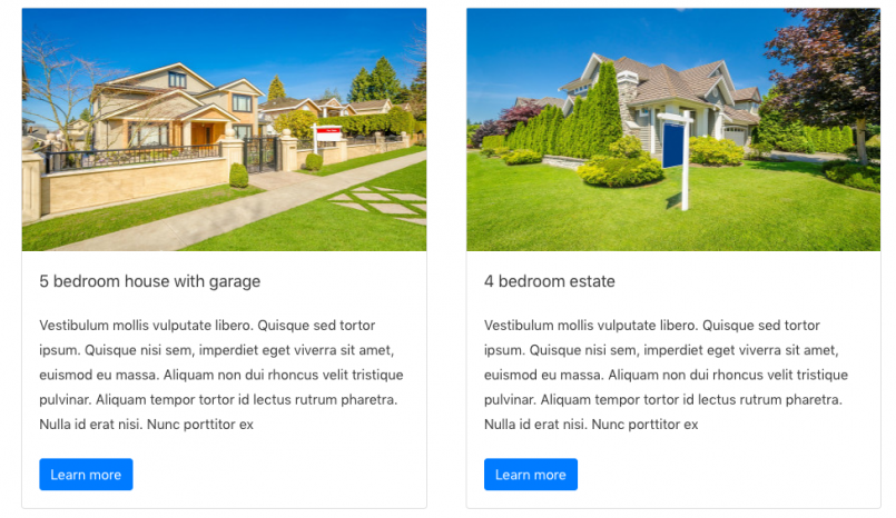 TB Fields and Text blocks with Bootstrap classes applied - front-end