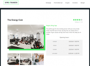Page with applied template