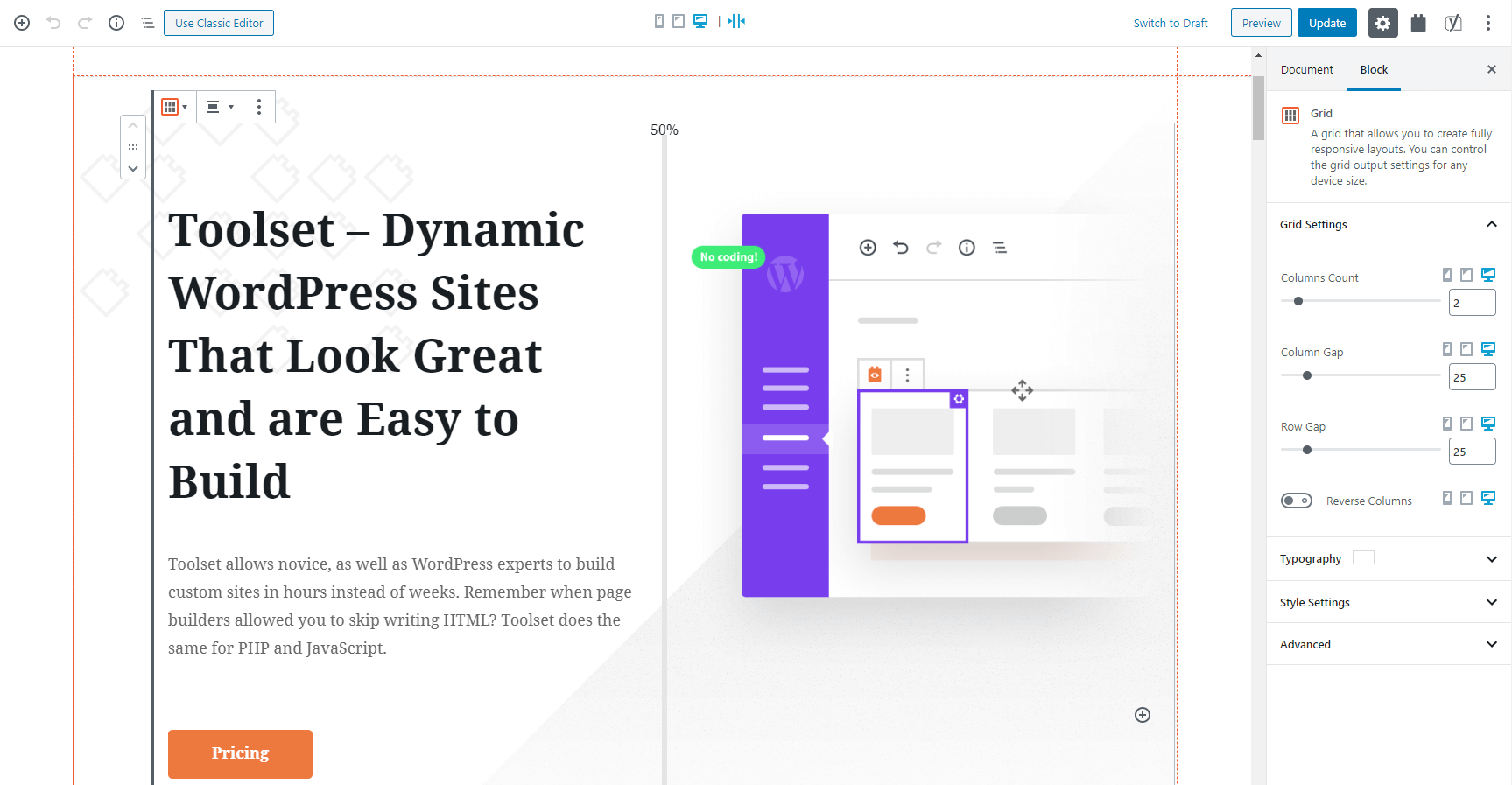 Creating Responsive Columns And Grids In Wordpress Toolset