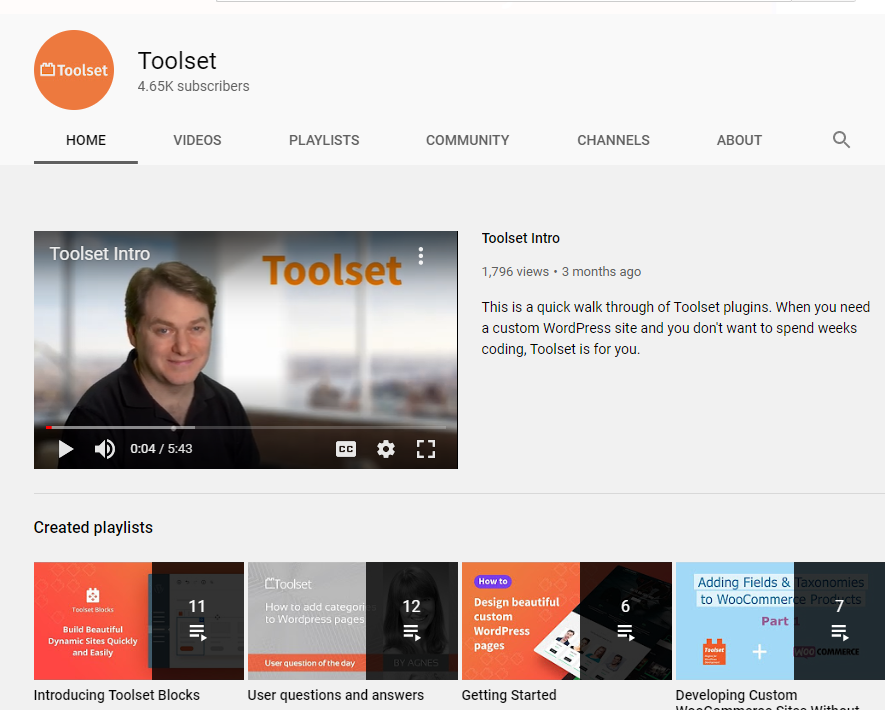 Are You Seeing the New Tutorial Videos for Toolset? 3 Are You Seeing the New Tutorial Videos for Toolset? 3