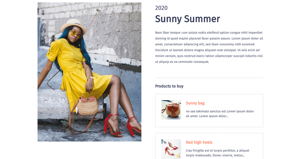 Create shoppable outfit inspiration using post relationships